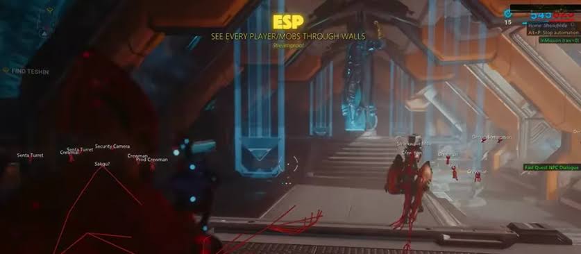 Warframe Cheats overlay preview